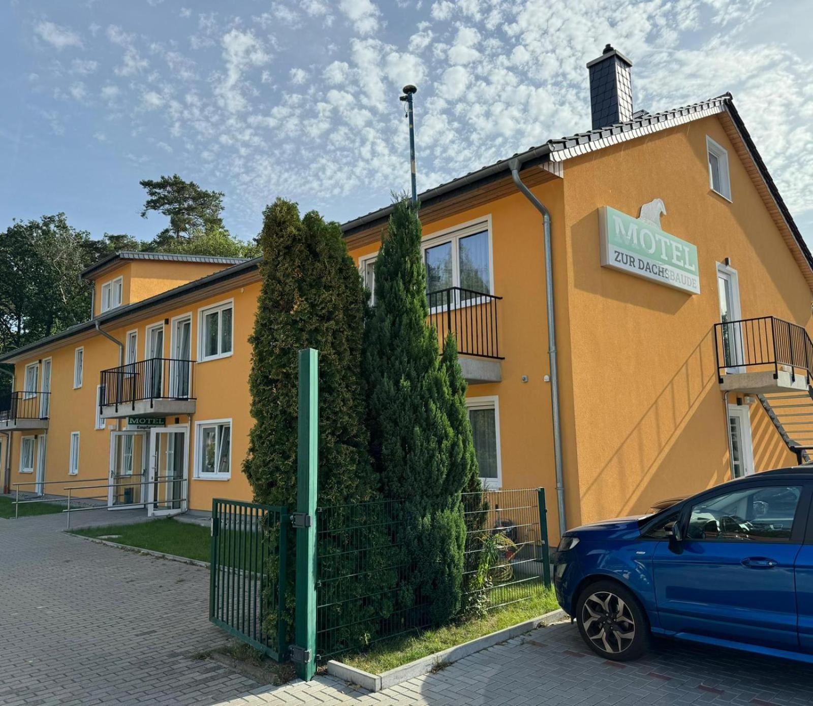 Motel Zur Dachsbaude Wandlitz Dış mekan fotoğraf
